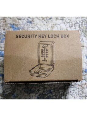 Vewaci Wall Safe Key Lock Box 12 Digit Combination Lock Box Keys Realter NOB